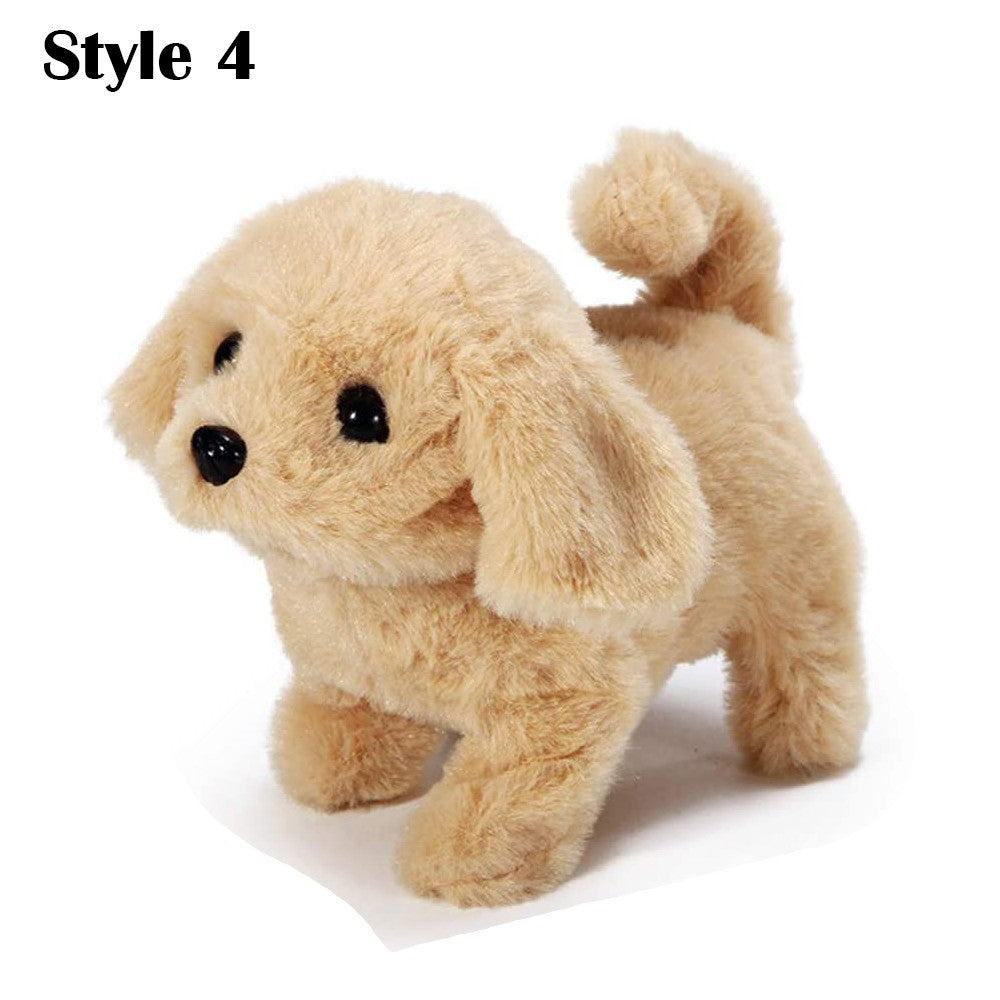 Kids Electric Pet Simulation Dog Doll Walking Wagging Barking Puppy Toy