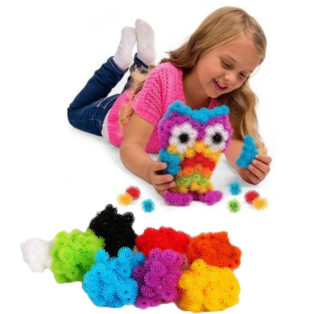 Kids Toys Flexible Colorful Ball Clusters
