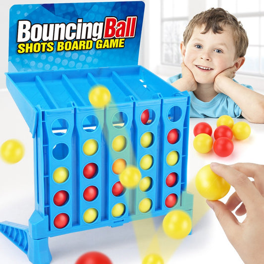 Connect 4 Shots Board Games Set Family Game Ball Toys for Kids