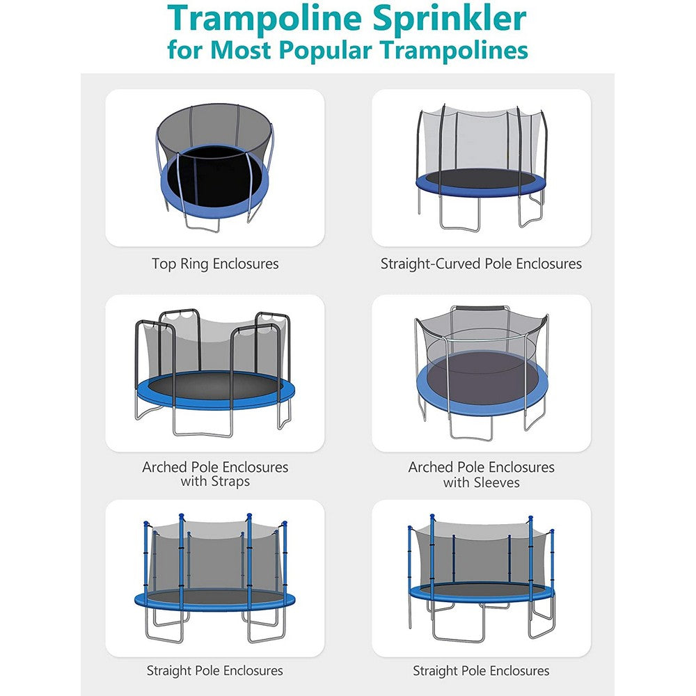 Summer Trampoline Sprinkler Garden Spray Hose Water Sprinkler