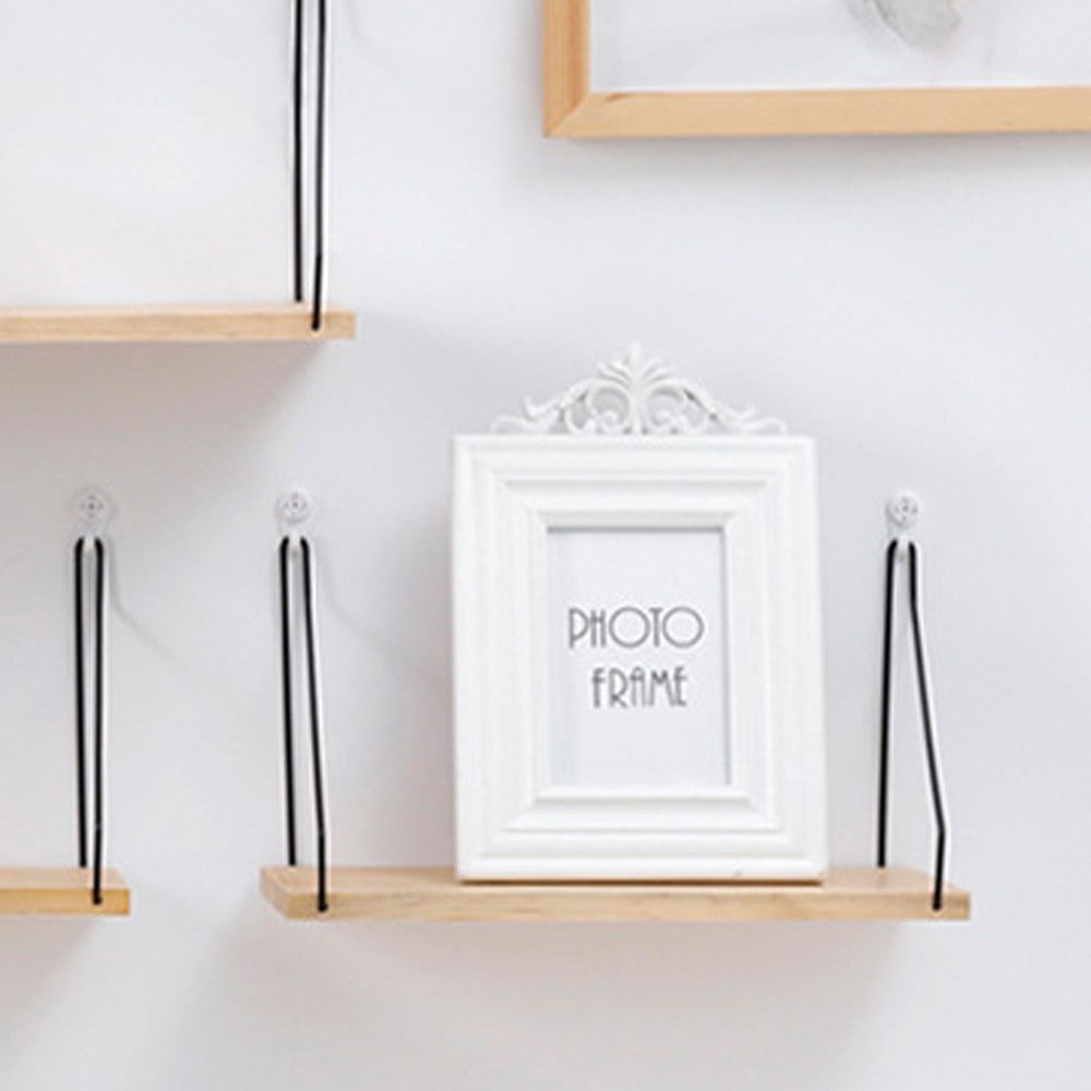 3 X Floating Shelves Hanging Shelf Wall Mounted Home Decor Organizer Rack for Living Room Bedroom Bathroom Kitchen