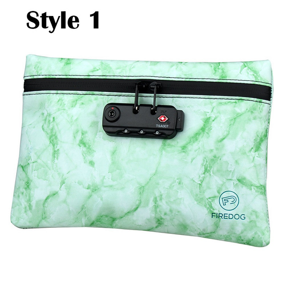 17 x 24.5cm Colorful Smell Proof Bag Pouch Case Container with Lock