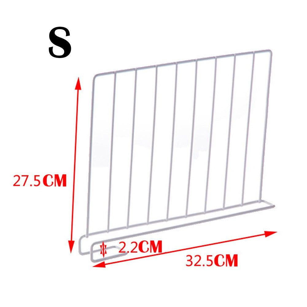 2 X Closet Shelf Divider Shelving Separator