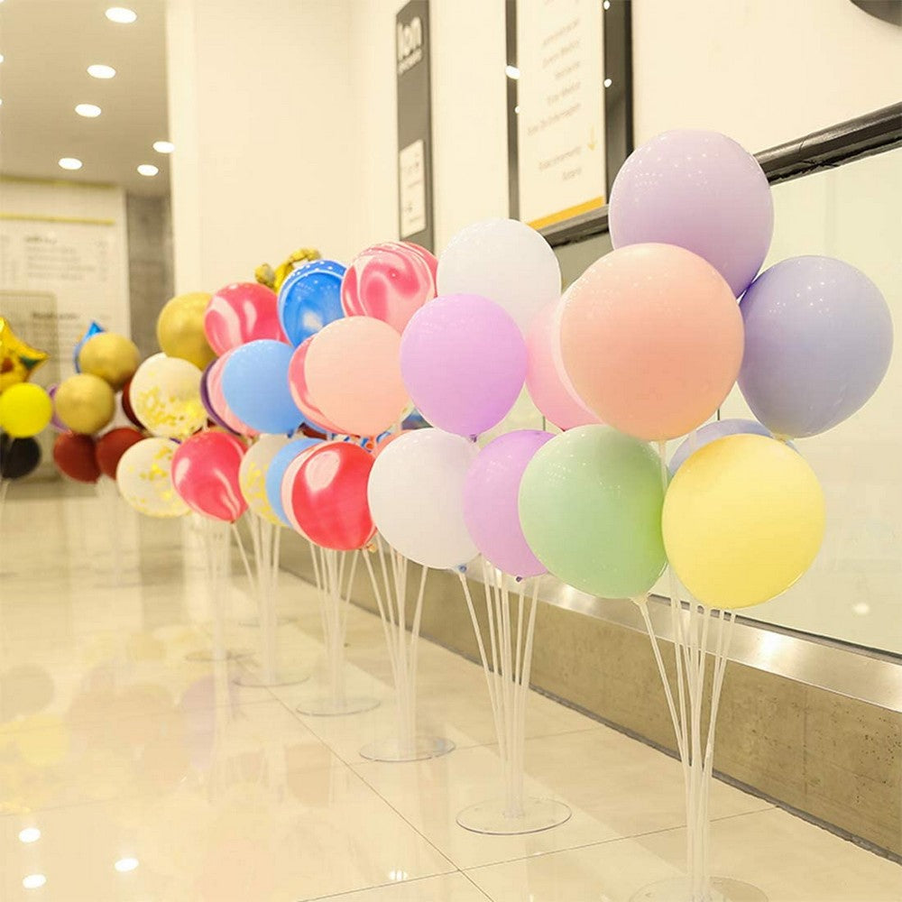 10 Pack Table Balloon Stand Kit Christmas Party Decorations Supplies Set without Balloons