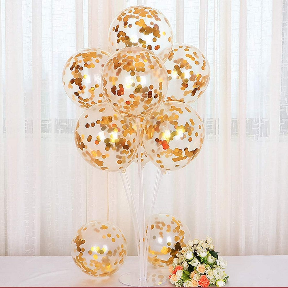 10 Pack Table Balloon Stand Kit Christmas Party Decorations Supplies Set without Balloons