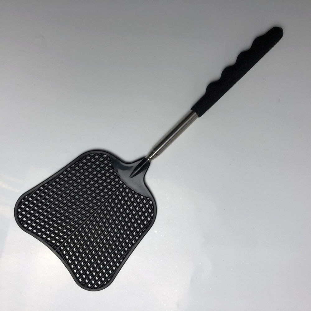 10 Pack Manual Telescopic Fly Swatter Flyswatter with Extendable Stainless Steel Pole