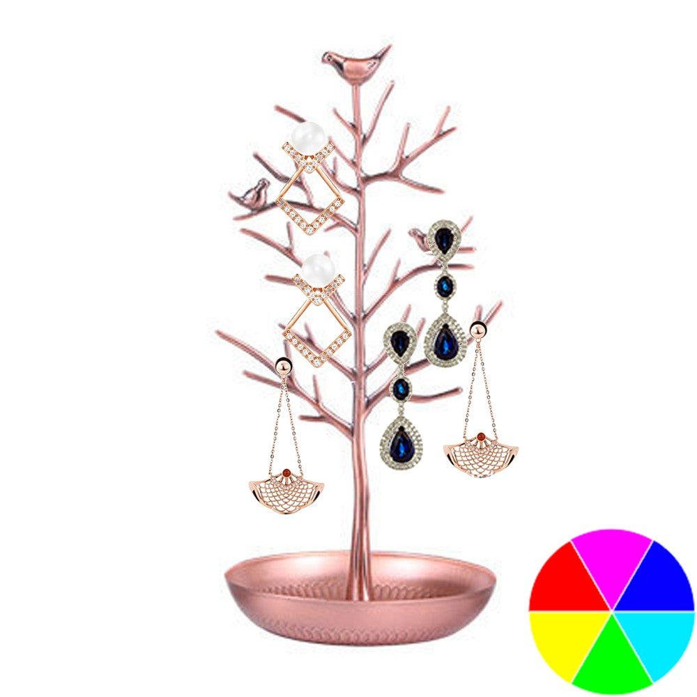 Jewelry Display Stand Earring Organizer Necklace Holder Jewelry Rack