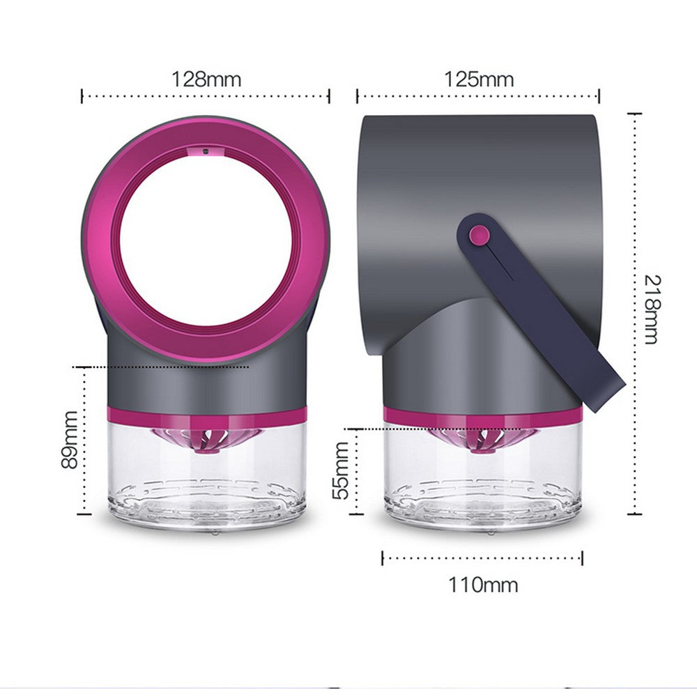 2 X USB Portable Mosquito Killer Lamps with Transparent Container