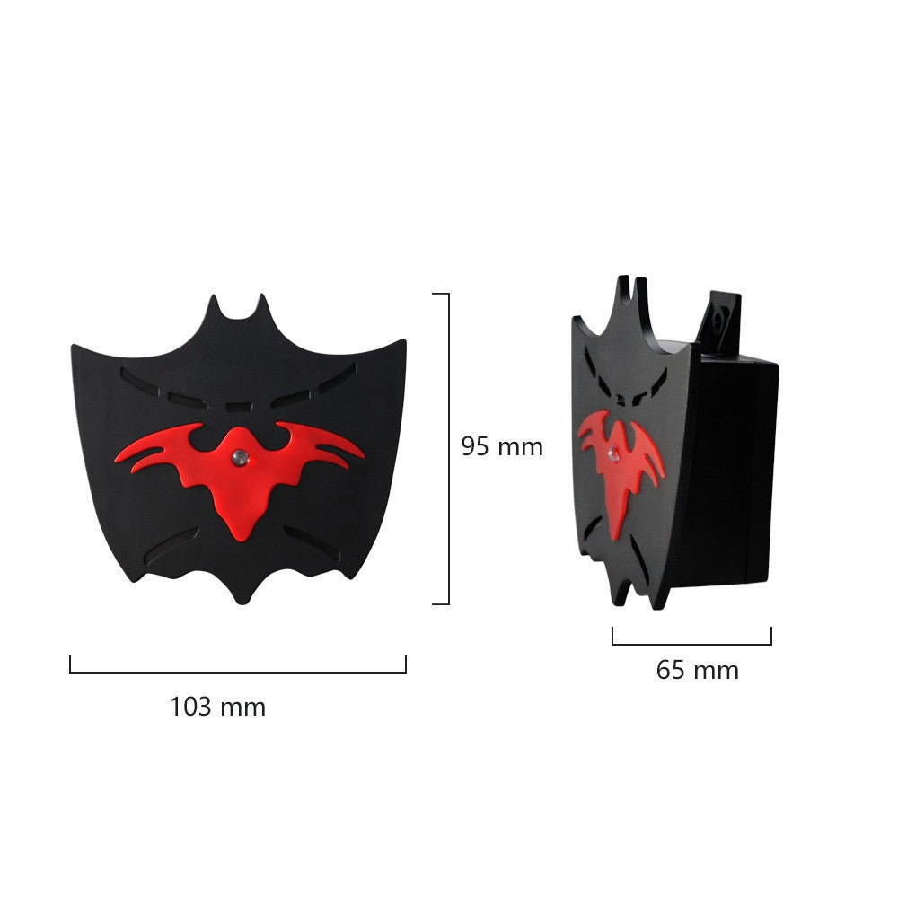 2 X Bat Shaped Outdoor Night Time Solar Powered Animal Repeller