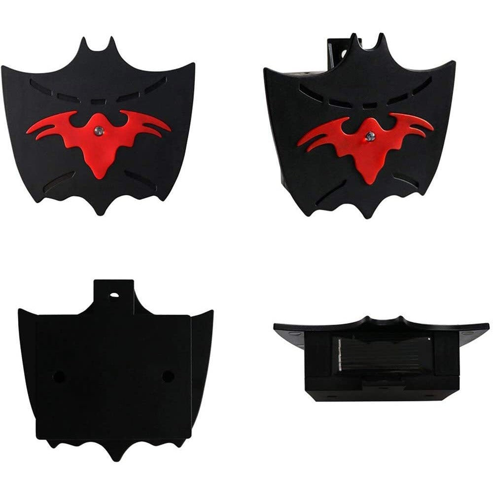 2 X Bat Shaped Outdoor Night Time Solar Powered Animal Repeller
