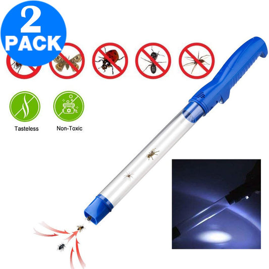 2 X Rechargeable Insects Catcher No Killing Bugs Vacuum Catcher