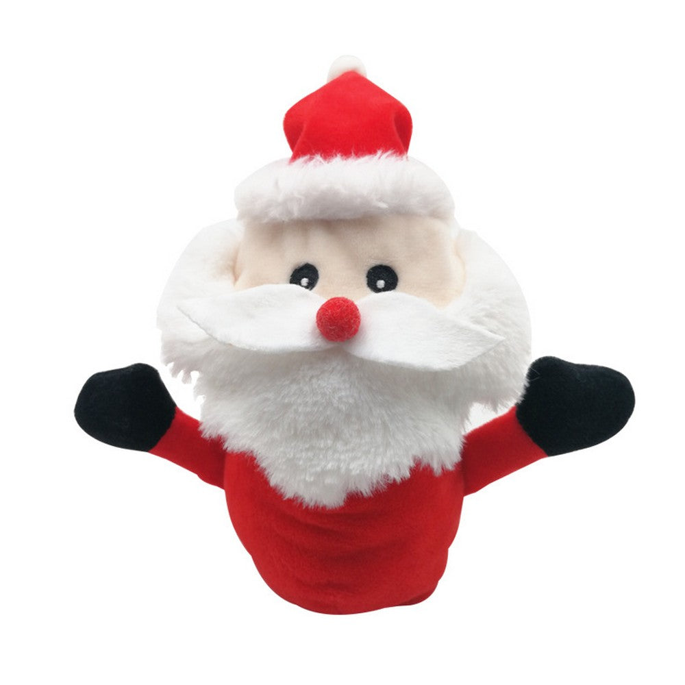 Christmas Reversible Santa Claus Snowman Plushie Toy Kids Toy