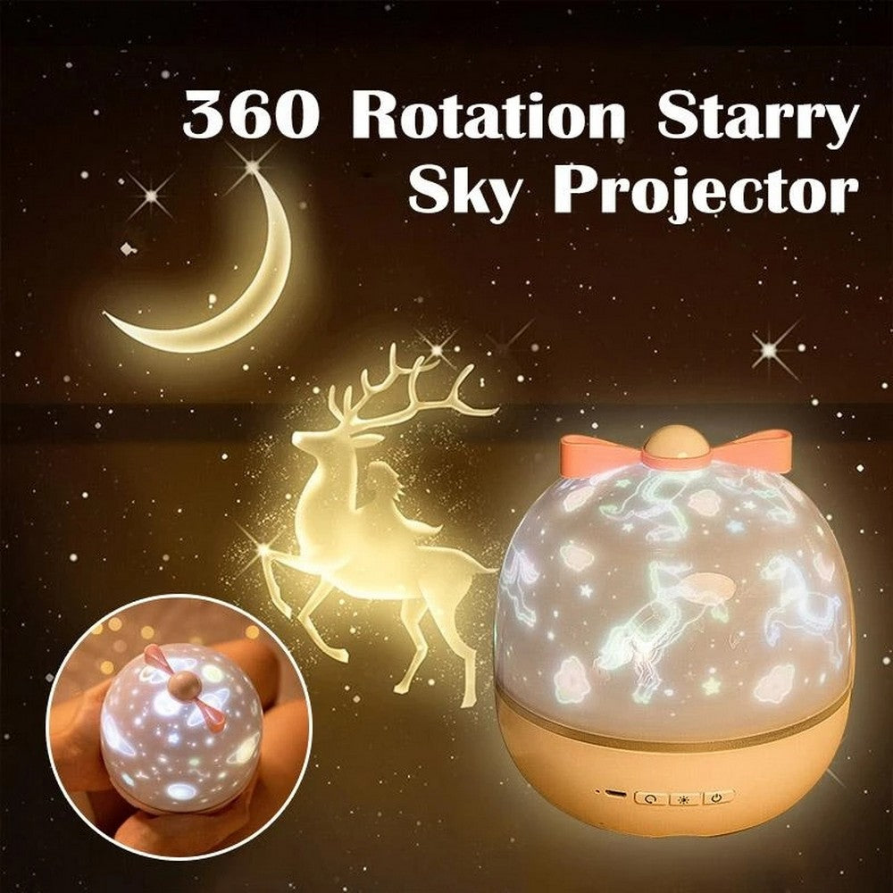 360 Rotation Starry Sky Projector Lamp Night Light
