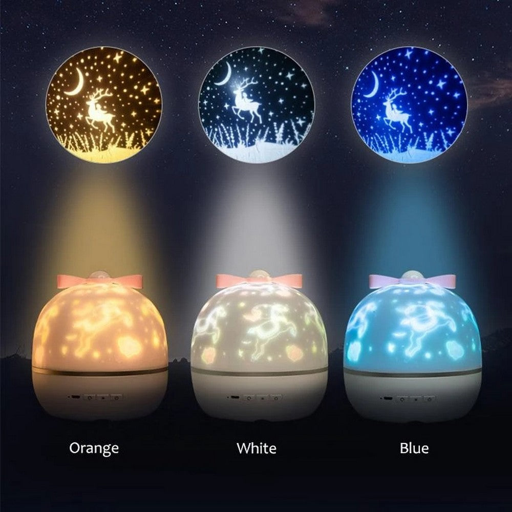 360 Rotation Starry Sky Projector Lamp Night Light