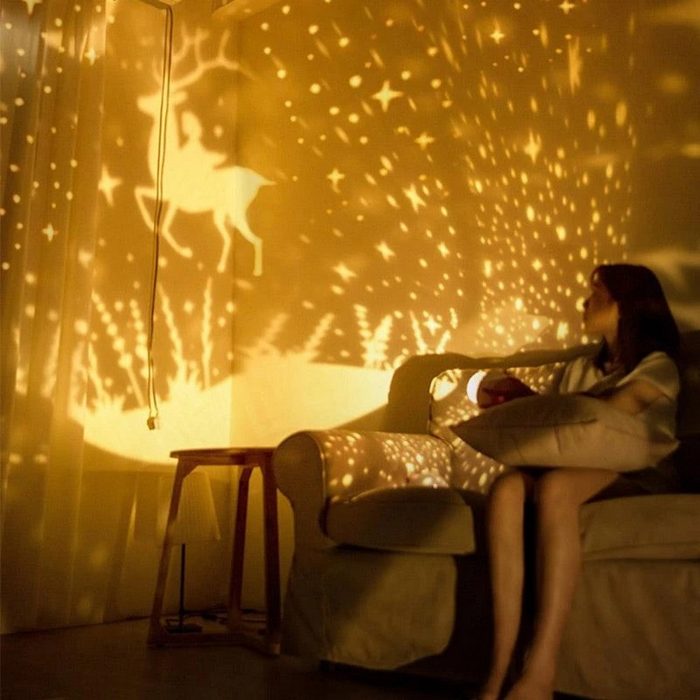 360 Rotation Starry Sky Projector Lamp Night Light