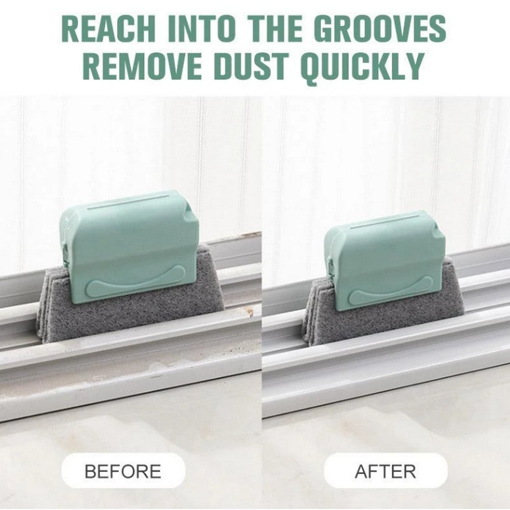 6 X Home Handheld Window Groove Cleaning Tool Window Slot Dust Remover Door Gap Cleaner Kitchen Sink Cleaning Brush Random Picked