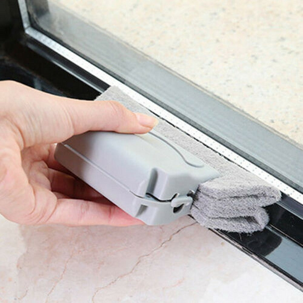 6 X Home Handheld Window Groove Cleaning Tool Window Slot Dust Remover Door Gap Cleaner Kitchen Sink Cleaning Brush Random Picked