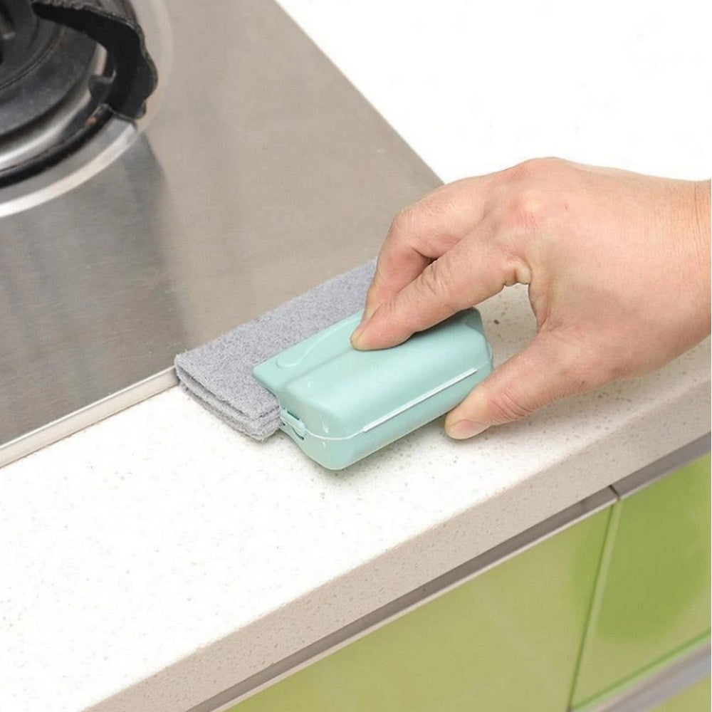 6 X Home Handheld Window Groove Cleaning Tool Window Slot Dust Remover Door Gap Cleaner Kitchen Sink Cleaning Brush Random Picked