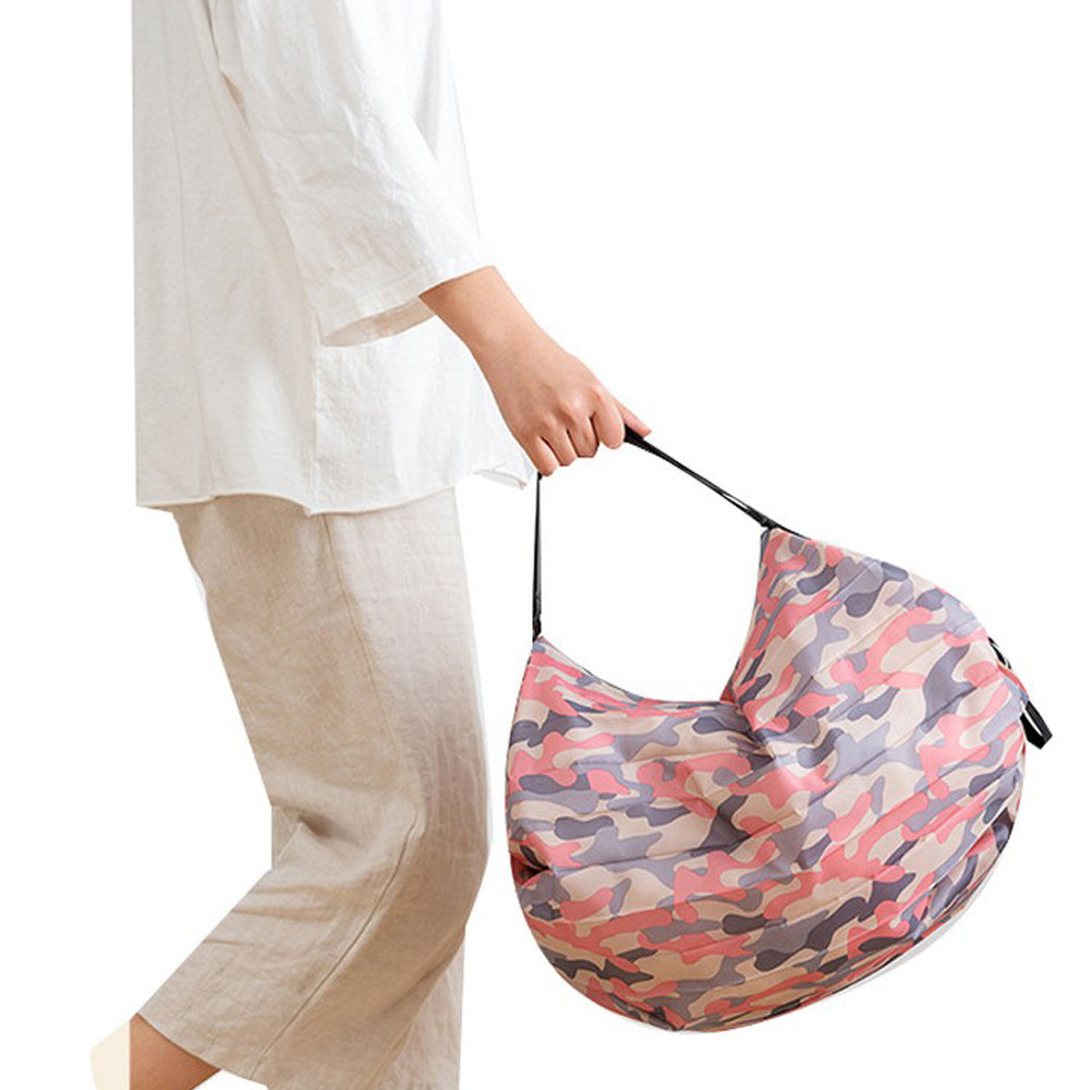 2 X Foldable Shopping Bag Shoulder Bag Handbag