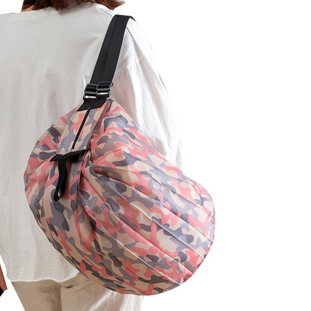 2 X Foldable Shopping Bag Shoulder Bag Handbag