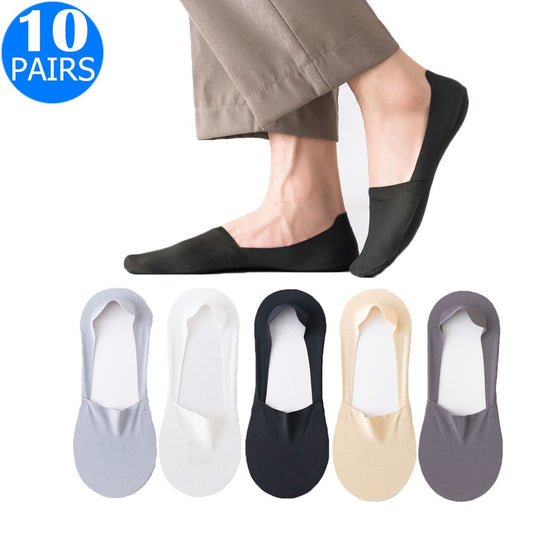 10 Pairs of Women Summer Breathable Super Thin Boat Socks
