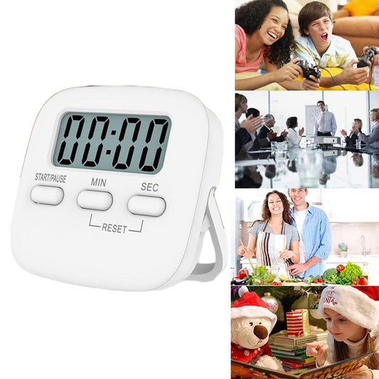 Digital Kitchen Timer Magnetic Countdown Timer with Alarm for Cooking Classroom Bathroom Battery Is Not Included
