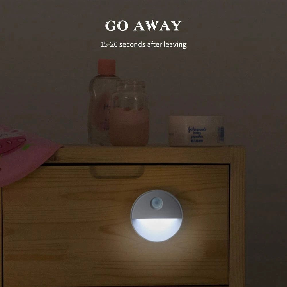 4 Pack 2LEDs Motion Sensor Night Light for Stairs Cabinet Kitchen Bedroom