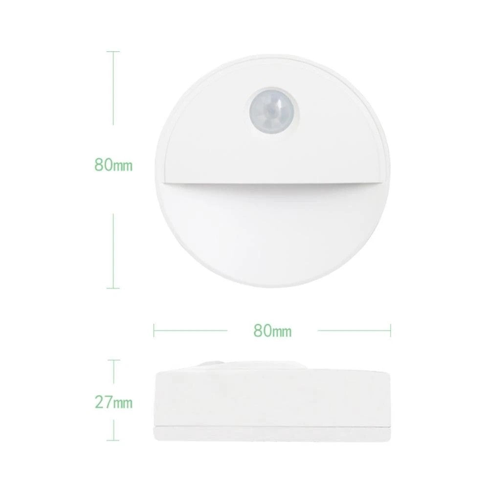 6 Pack 2LEDs Motion Sensor Night Light for Stairs Cabinet Kitchen Bedroom