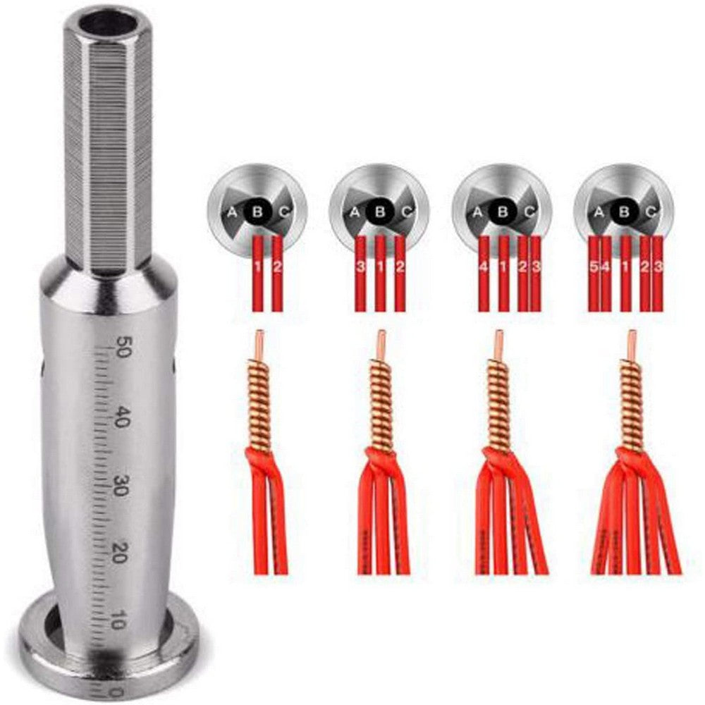 4 X Quick Twist Wire Tool Wire Twisting Tool Wire Stripper and Twister Electrical Cable Connector 4 Square