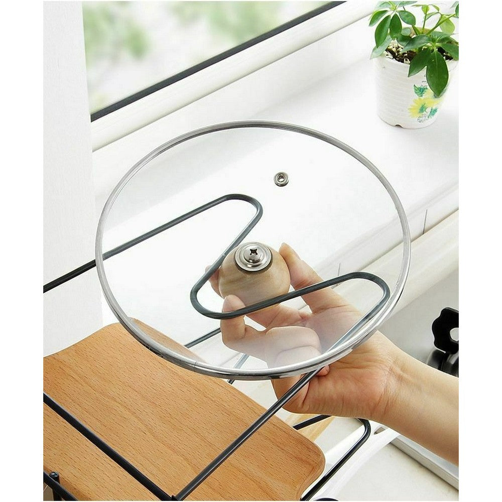 8 Tier Pots Pans Organizer Adjustable Pot Pan Holder Kitchen Pantry Storage Rack Cookware Shelves