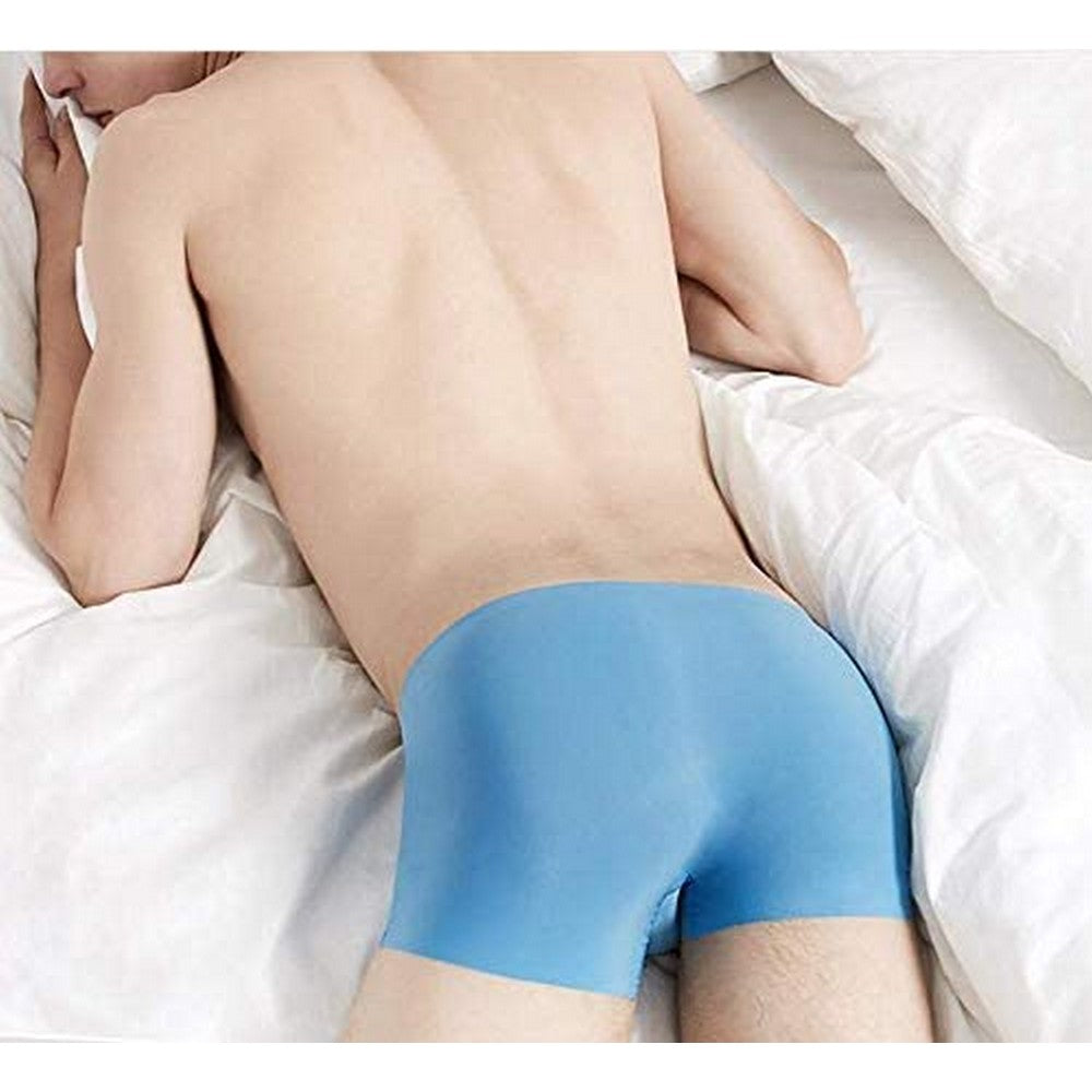 5 Pack Men Summer Breathable See Through Underwear Traceless Boxer Briefs XL