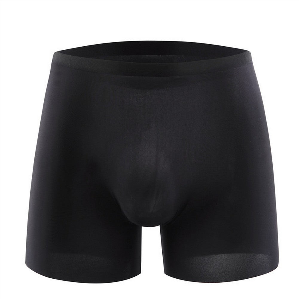 5 Pack Men Summer Breathable See Through Underwear Traceless Boxer Briefs 3XL