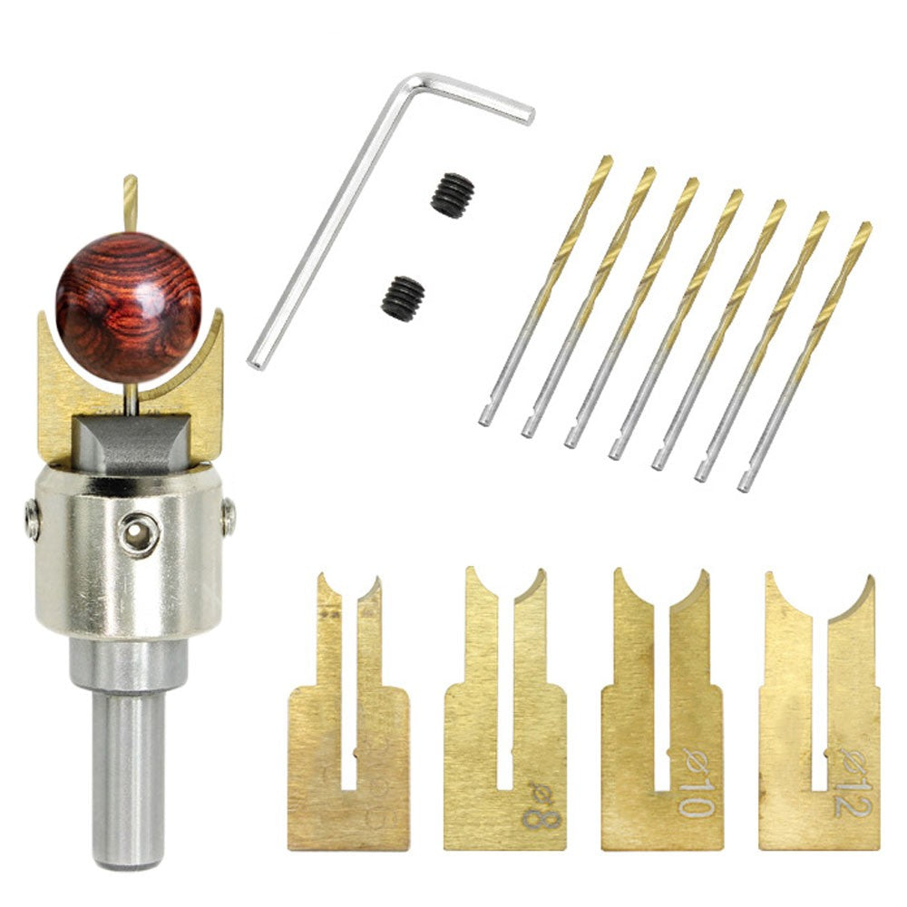 13 Pieces DIY Wooden Bead Maker Kit Drills Bit Set for Making Beads 6mm 8mm 10mm 12mm Woodworking Tools