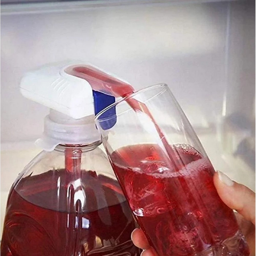 2 X Automatic Water Pump Beverage Dispenser Liquid Press Pump with Straw