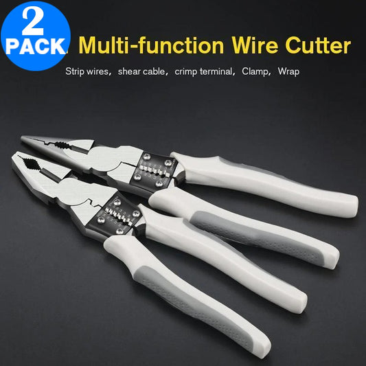 2 Pack 8 Inches Multifunction Wire Cutter Home Tool Hand Tools