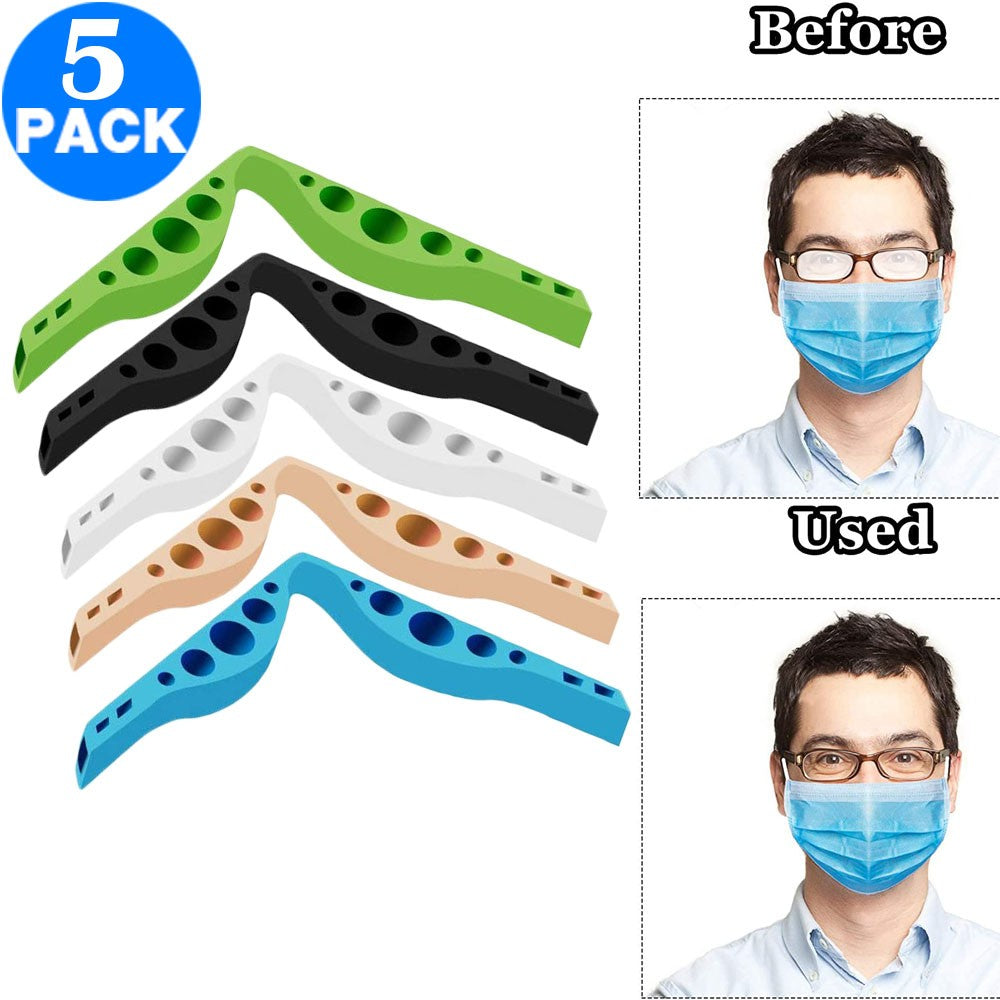 5 X Washable Reusable Eyeglasses Anti Fog Nose Bridge Strip Face Cover Inner Bracket