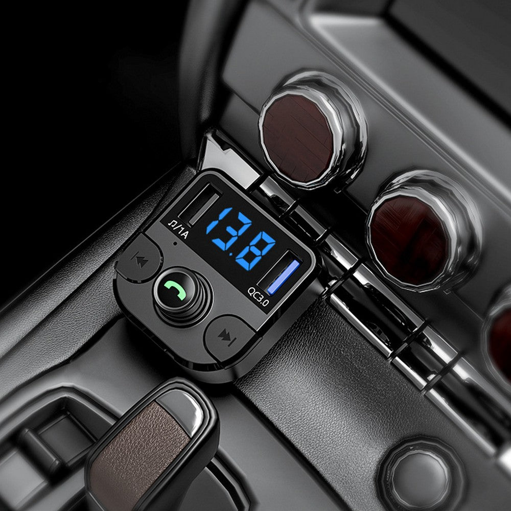 2 X Handsfree Car Wireless Bluetooth FM Transmitter Radio MP3 Player Dual USB Charger