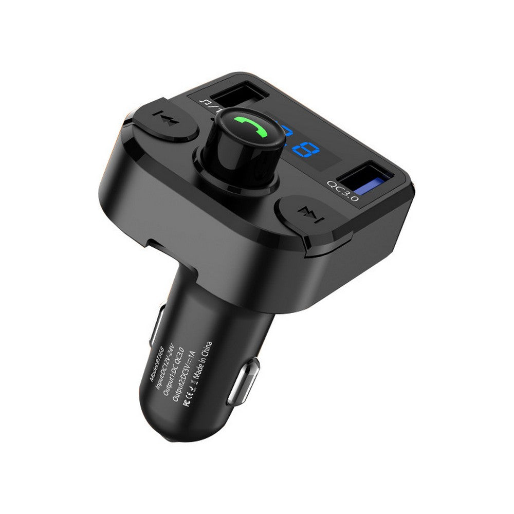 2 X Handsfree Car Wireless Bluetooth FM Transmitter Radio MP3 Player Dual USB Charger