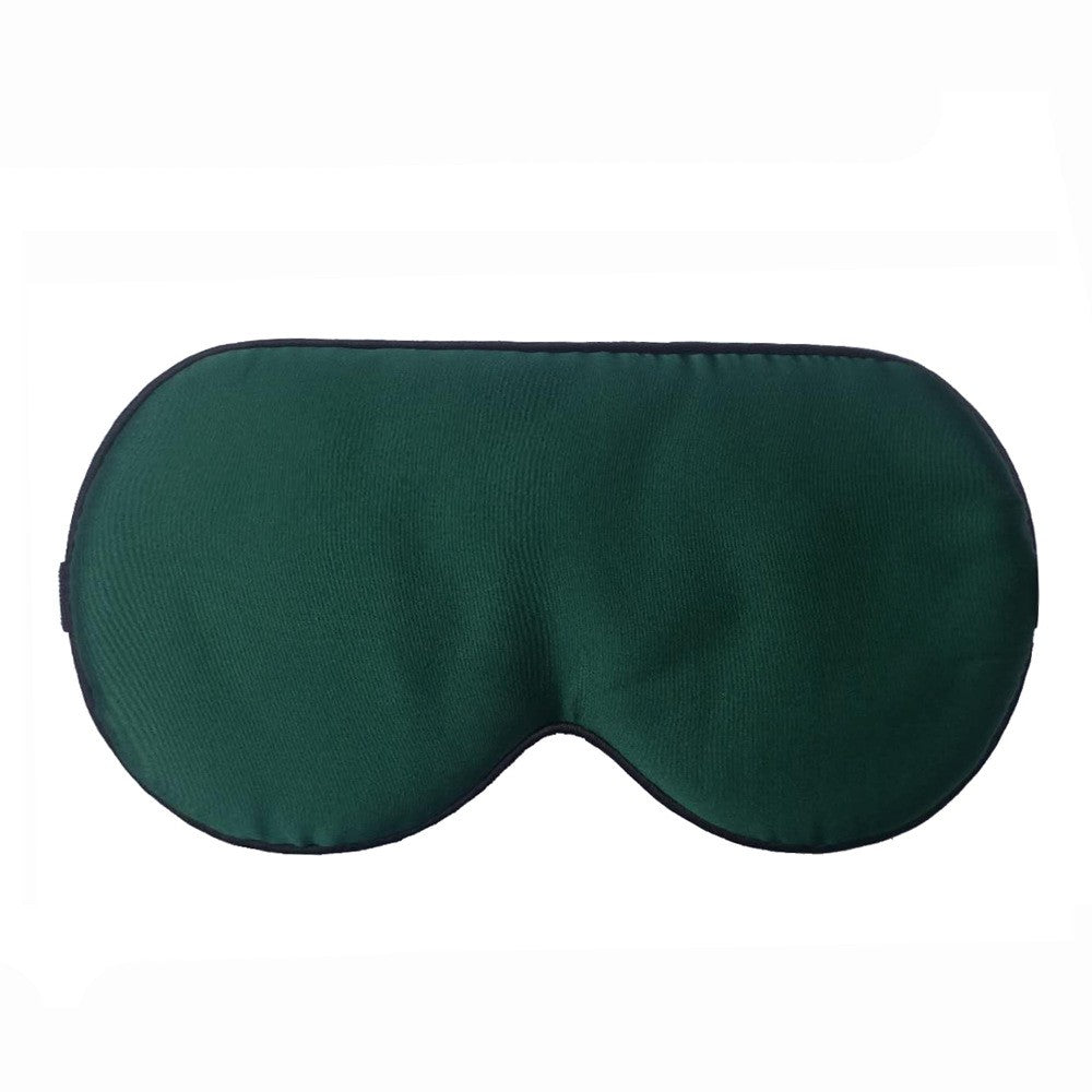 2 Pack Adjustable Super Smooth Blindfold Silk Sleep Eye Mask with Bag Green and Wine Red