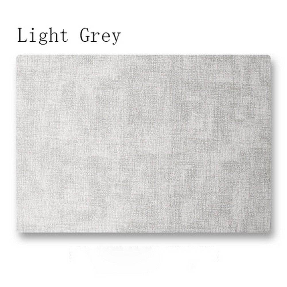 6 Pieces PU Leather Placemat Waterproof Oilproof Table Mat