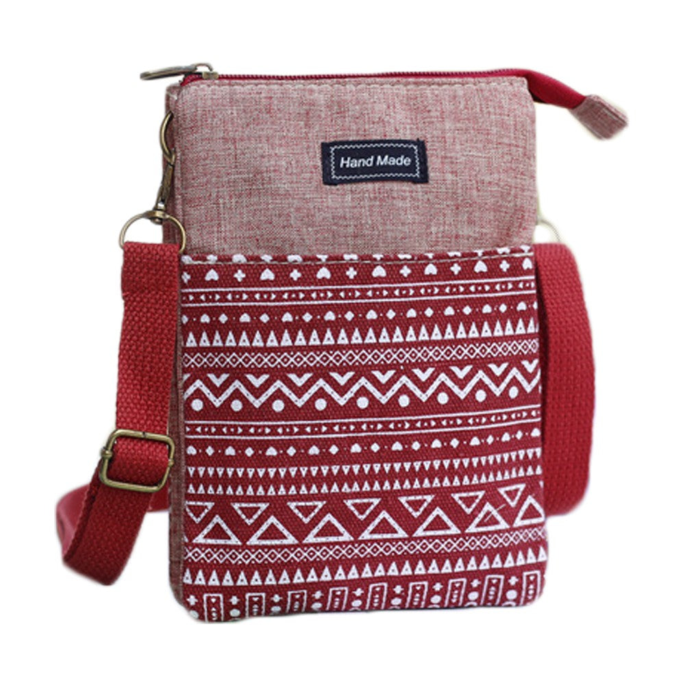 Geometric Pattern Small Cute Crossbody Cell Phone Purse