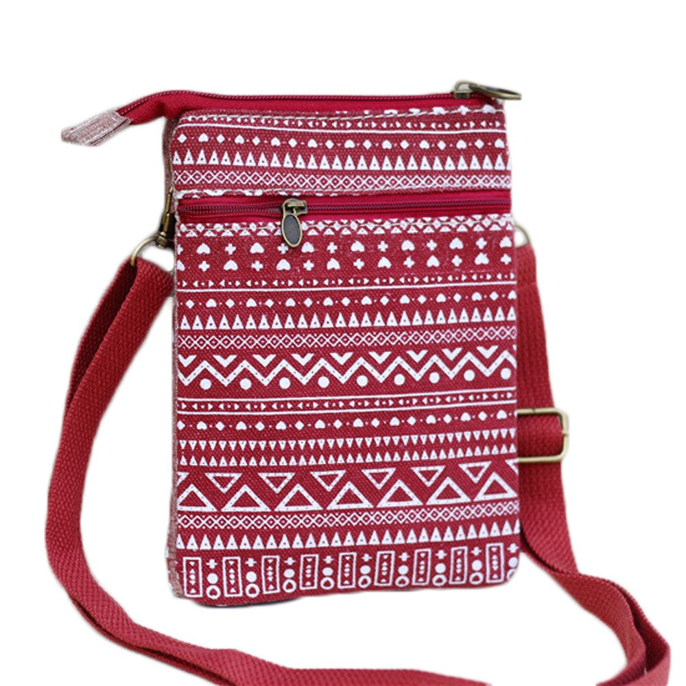 Geometric Pattern Small Cute Crossbody Cell Phone Purse