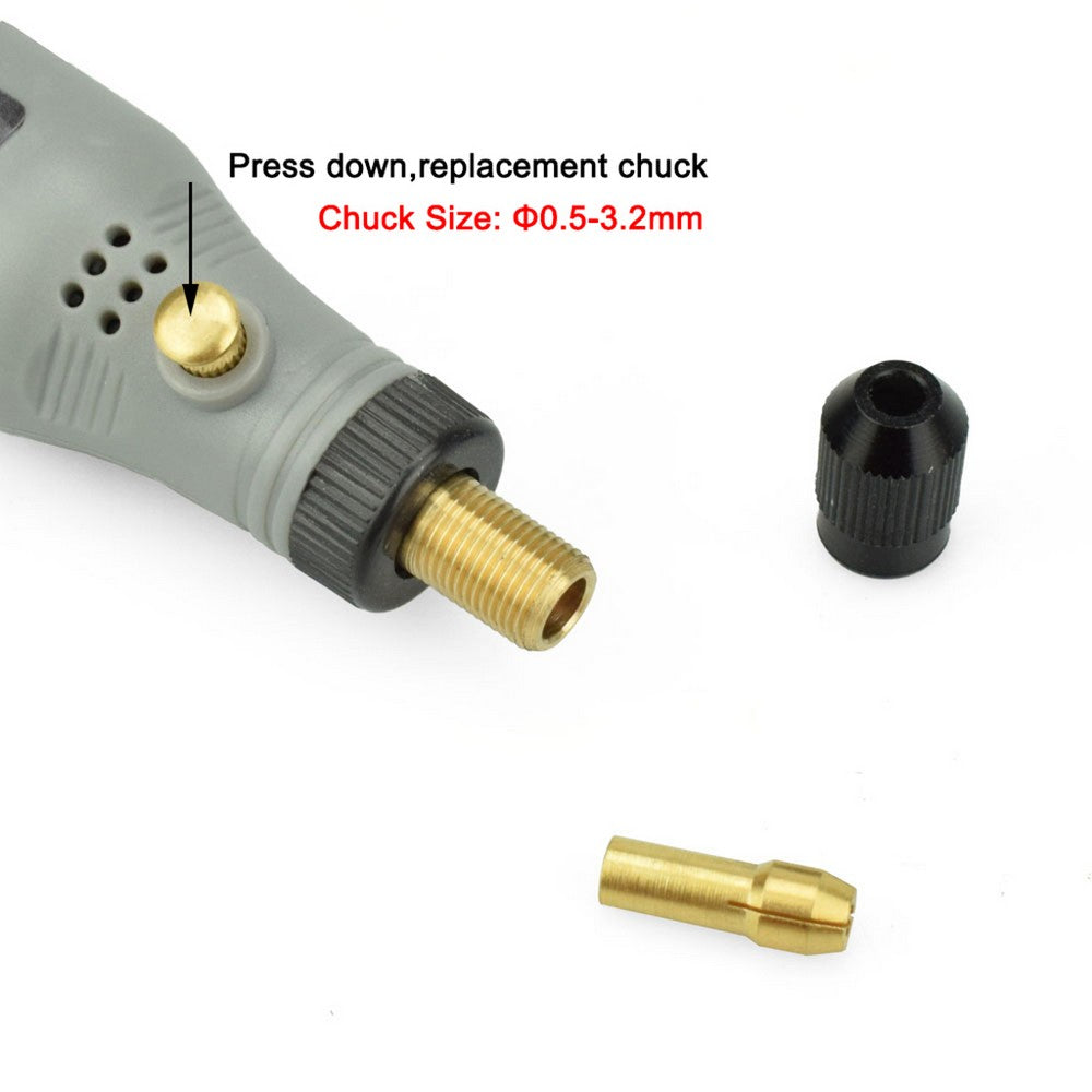 27 Pieces Mini Cordless Electric Rotary Tool Set Grinder Sander Wood Polishing Drill Pen Kit