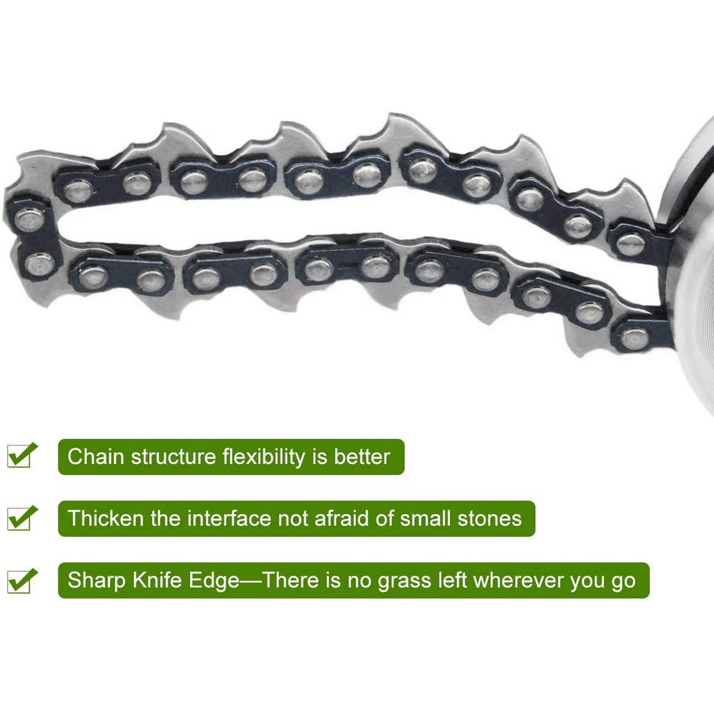 Home Garden Outdoor Weed Trimmer Head Lawn Mower Grass Cutter Tool