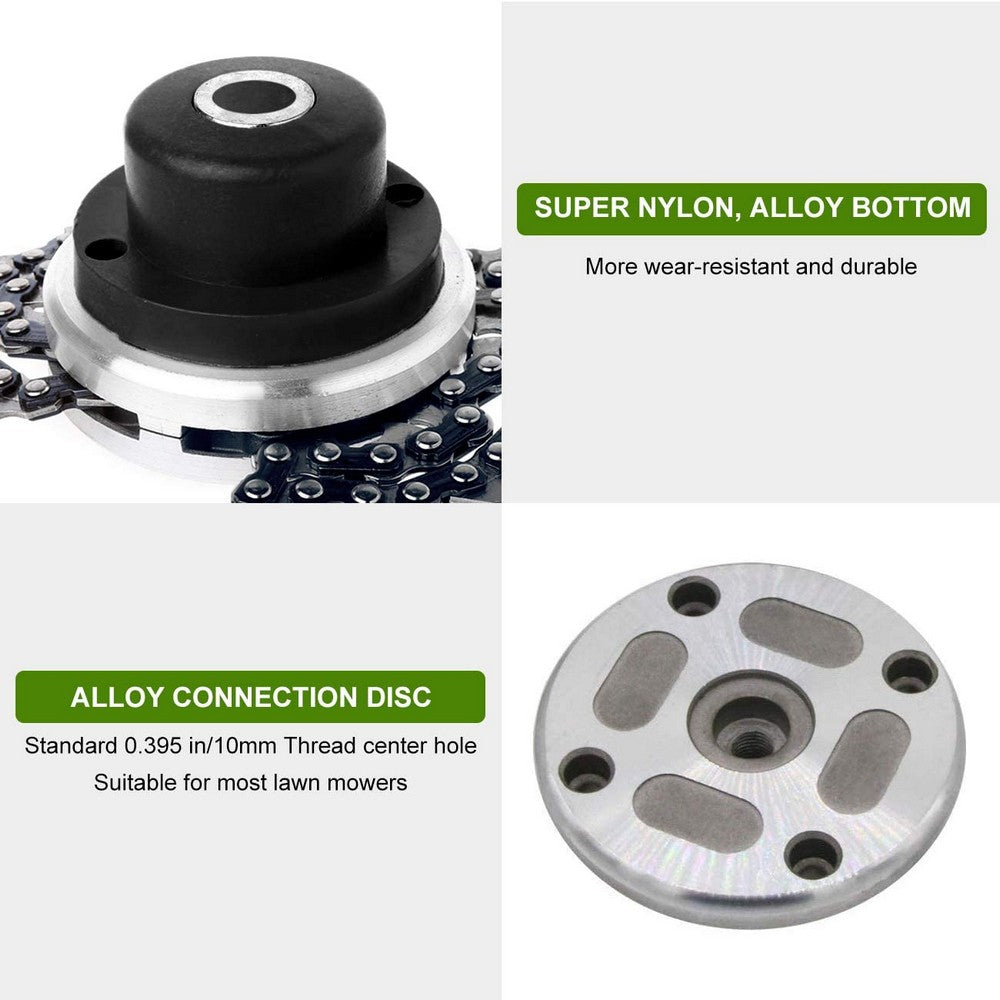 Home Garden Outdoor Weed Trimmer Head Lawn Mower Grass Cutter Tool