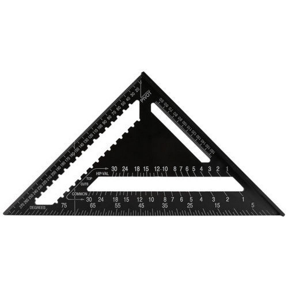 7Inch 12Inch Alloy Triangle Square Ruler Guide High Precision Layout Easy Read Engineer Woodworker Measuring Tool Metric System
