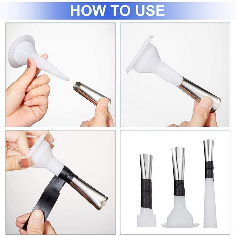 32Pcs 6 In 1 Silicone Caulking Tools Kit Caulk Nozzle Set Applicator Finisher Tools Sealant Finishing Tool Dual Heads Scraper