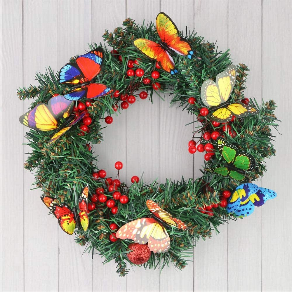 50 Pieces Garden Butterfly Stakes Ornaments for Indoor Outdoor Yard Patio Plant Pot Flower Bed Random Colour