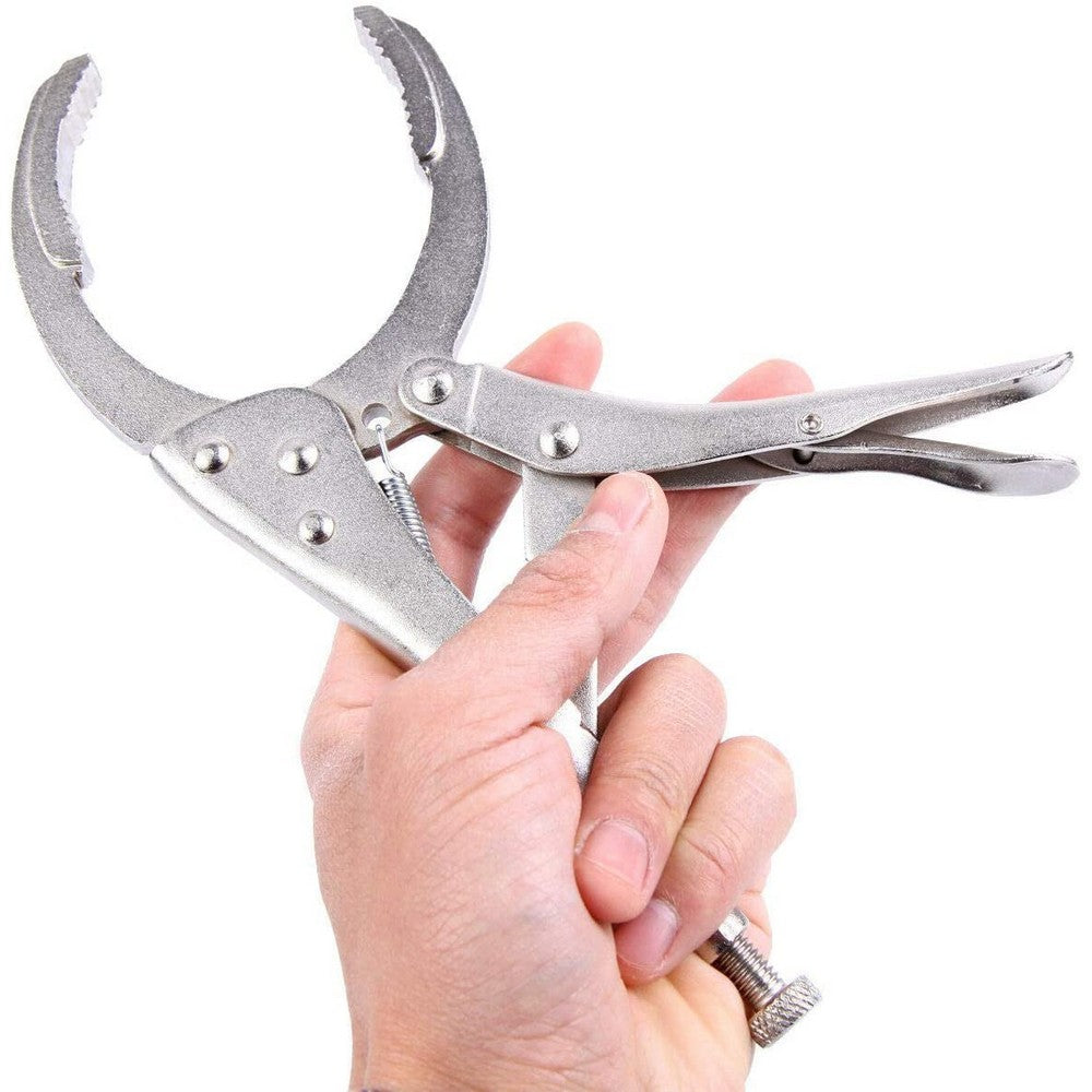 2 X Adjustable Car Oil Filter Plier Remover Wrench Vise Spanner Tool Locking Grip