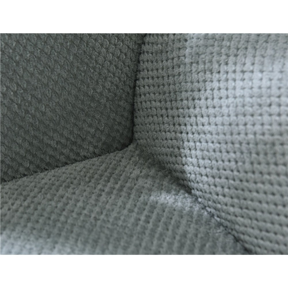 Flannel Fleece Blanket Super Soft Cozy Bed Blanket Sofa Throw Blanket WITHOUT Pillow Case Light Grey